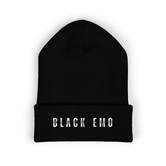Embroidered "Black End" Classic Cuffed Beanie